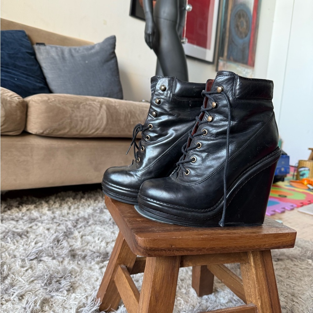 Marc By Marc Jacobs Black Heeled Boots